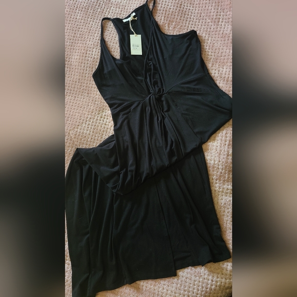 Black Ronda Twist Dress by Z Supply - Picture 2 of 5